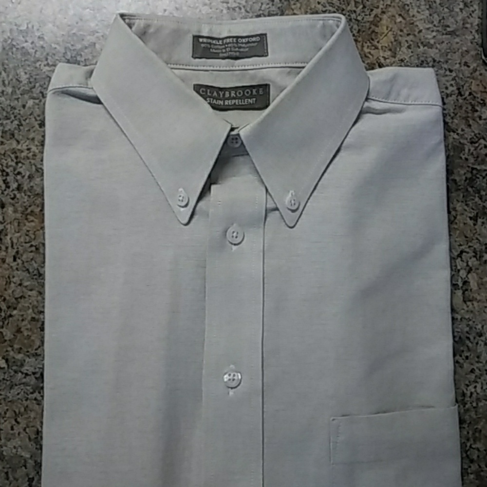 Claybrooke short sleeve button down shirt Large